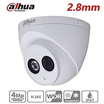 Dahua CCTV IP Camera 2.8MM 4MP Dome Camera IPC-HDW4433C-A Upgrade from IPC-HDW4431C-A with IR Night Version 50M IP67 Onvif H.265 Security Camera International Version