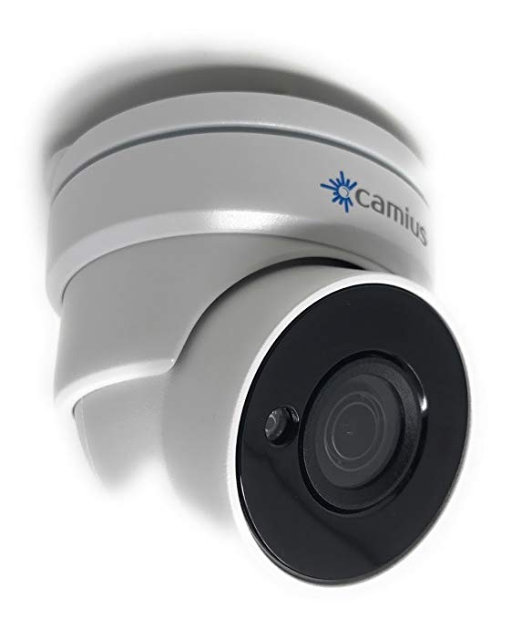 Camius Iris536 5MP Security Camera - PoE Mini Dome - 2592x1944, 2592x1920 - Wide angle 3.6mm lens - Night vision - Onvif, PC Mac Mobile compatible