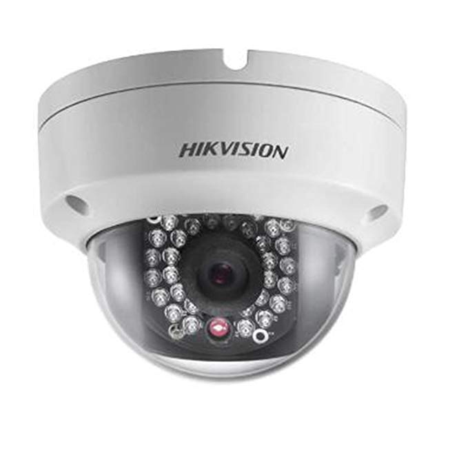 Hikvision DS-2CD2120F-I Fixed Dome CMOS HD Camera 2MP 1920X1080p, 4mm Lens, PoE, IR LEDs Up to 30 Meters, IP66 Weatherproof, Micro SD/SDHC/SDXC Card Slot, Vandal Proof, 3D DNR & DWDR