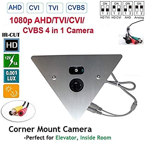 CCTV Spy Corner Mount Hidden Security Camera 700 TV Lines with 2.8mm Lens