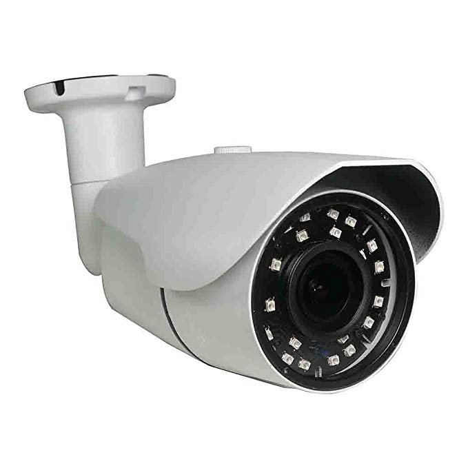 2mp 1080p 4x Optical Motorized Zoom Varifocal IP66 Weatherproof Indoor Outdoor Bullet Camera, 4 in 1, Multi Technology Security Camera HD-TVI, HD-CVI, AHD and Analog 100ft of Infrared (IR) Nightvision