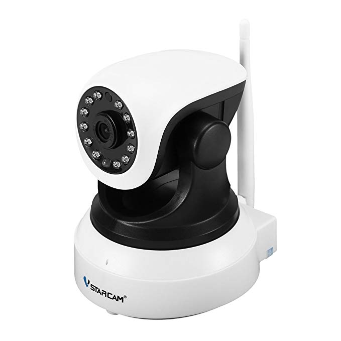 IP Camera, Vstarcam 720P WiFi Wireless CCTV Camera IR Security Surveillance Waterproof for Baby /Elder/ Pet White