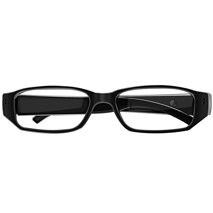 Sappywoon Hidden Camera Eyeglasses Loop Video Recorder Fashion Spy Camera Security Cam(Updated)