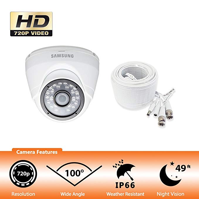 Samsung SDC-8442DC 720p HD Weather Resistant Dome Camera