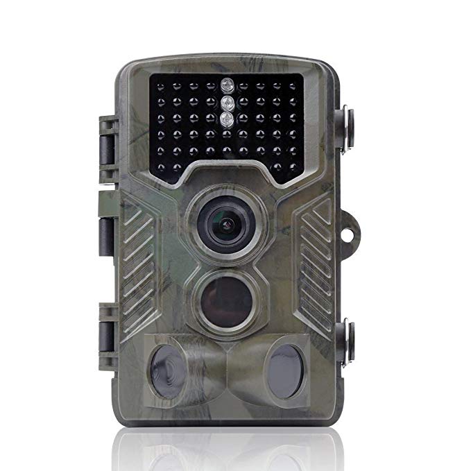 LEELVIS Trail Camera 16MP 1080P 2.31 Inch TFT LCD Screen Infrared Scouting Game&Hunting Camera with 65 Feet Trigger Distance for Wildlife Activity Monitoring and House Security