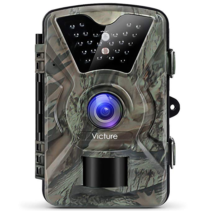 Victure Trail Game Camera Night Vision Motion Activated Hunting Cam 12MP 1080P 2.4