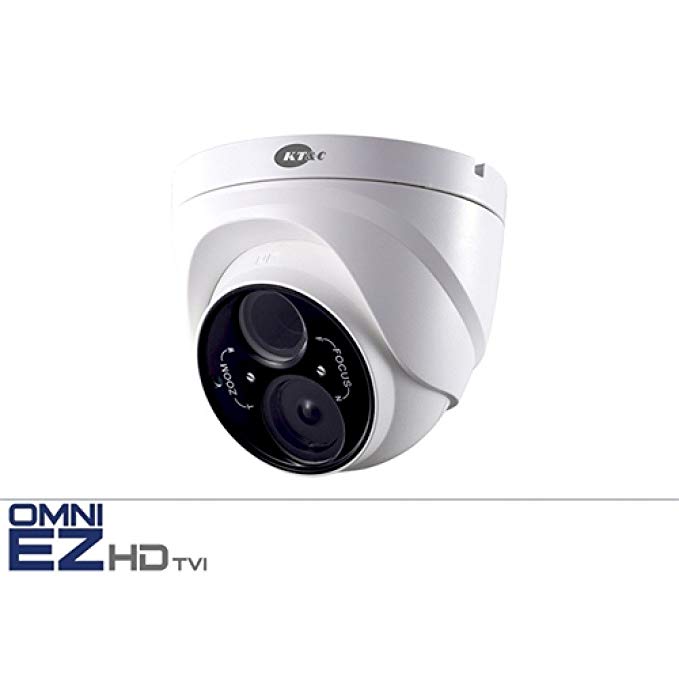 KT&C KEZ-c1TR28V12XIR OMNI EZ HD-TVI 720P OUTDOOR EXIR TURRET/ EYEBALL / DOME CAMERA with 2.8-12MM Lens UTC CONTROL IP66 WEATHER RESISTANT