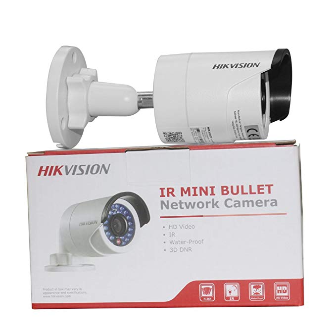 HIKVISION 4MP IP Camera DS-2CD2042WD-I Full HD 4MP IP Camera High Resoultion WDR POE Bullet CCTV Camera