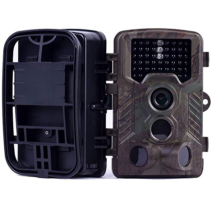 ECO LLC Solar Hunting Trail Camera with Solar Camera Charger