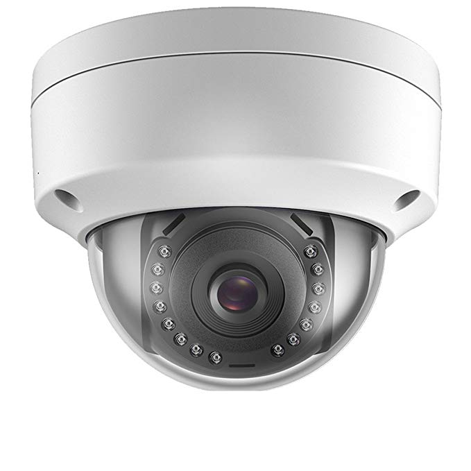 Real HD Onvif 2MP (1080P) Outdoor/Indoor PoE IP Vandal Dome Camera, 2.8mm Lens Wide Angle, IP66 Outdoor Rated IP Camera