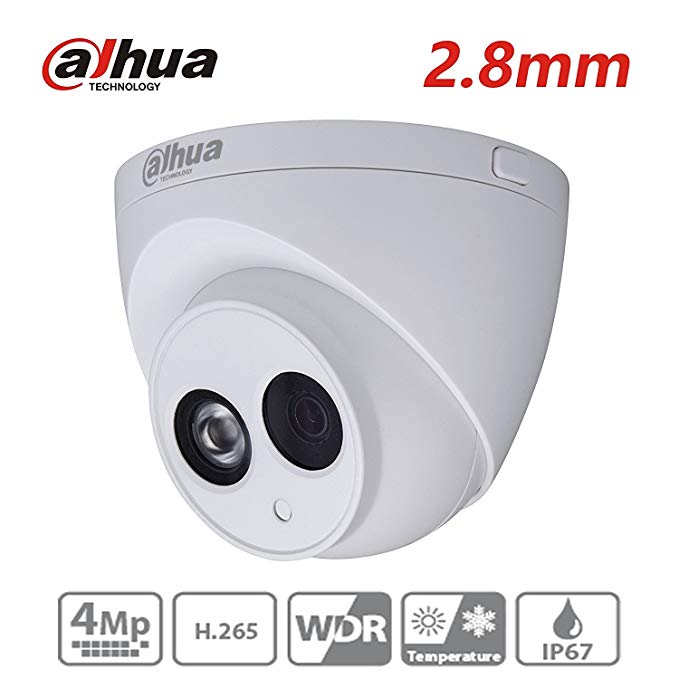 Dahua HDW4431C-A 2.8mm 4MP Dome IP Camera POE IP67 Night Version Outdoor ONVIF H.265 Network Camera International Version