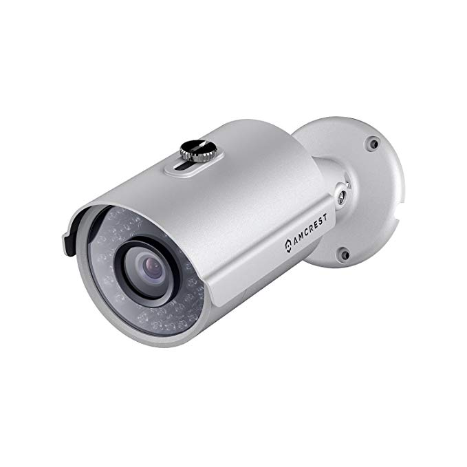 Amcrest HDSeries Outdoor 1.3 Megapixel 960P POE Bullet IP Security Camera - IP67 Weatherproof, 1.3MP 960P (1280 TVL), IPM-743E (Silver)