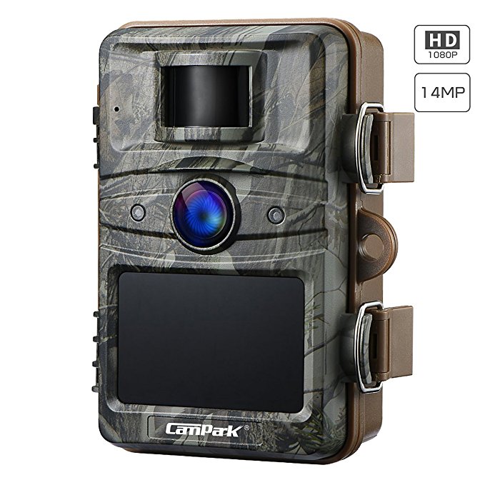 Campark Trail Camera 14MP 1080P Game&Hunting Camera Night Vision Motion Activated up to 20m with 2.4