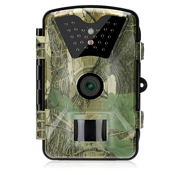 Trail Camera 12MP 1080P Game Hunting Camera with IP66 Waterproof 65ft Night Vision 24pcs 940nm IR LEDs,2.4