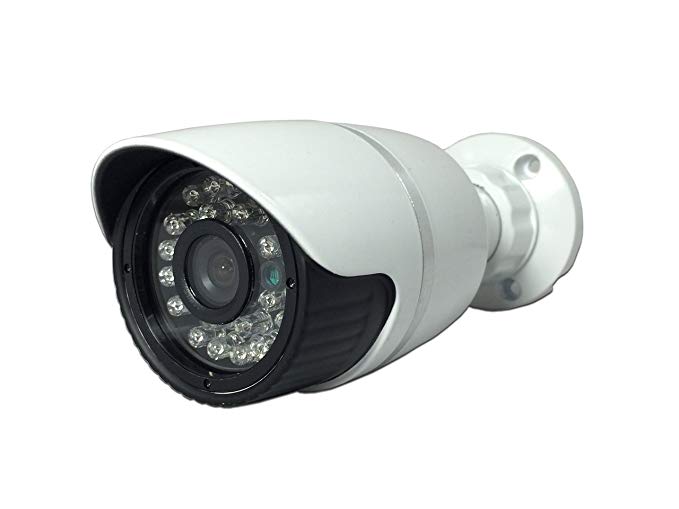 Aposonic A-CM700F1 700 TV-Line 3.6 mm 30 IR LEDs Weatherproof Surveillance Bullet Camera (White)