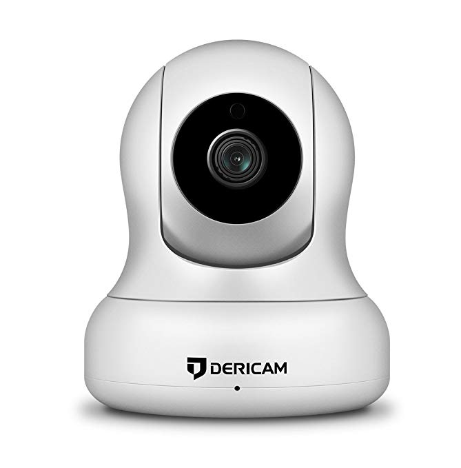 Dericam 1080P HD WiFi Pan/Tilt IP Camera (2.0 Megapixel) Indoor Wireless Security Camera, Plug & Play, 6x Digital Zoom, Two-Way Talk & Nightvision