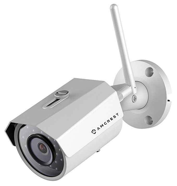 Amcrest IPM-723W Outdoor 960P 1.3 Megapixel (1280TVL) WiFi Wireless IP Security Bullet Camera - IP67 Weatherproof, 1.3MP (1280 x 960) (White) (Certified Refurbished)