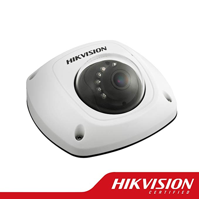 Hikvision DS-2CD2532F-IS Mini Dome Network Camera 3MP, Full HD 2048X1536, 4mm Lens, IP66 Weatherproof, IR LEDs Up to 10 Meters, Micro SDCard Slot / IP, H.264/MJPEG, True Day/Night, Digital WDR, 3D DNR